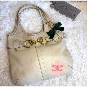 y2K COACH Legacy Ergo Belted Brass Shoulder Bag Hobo